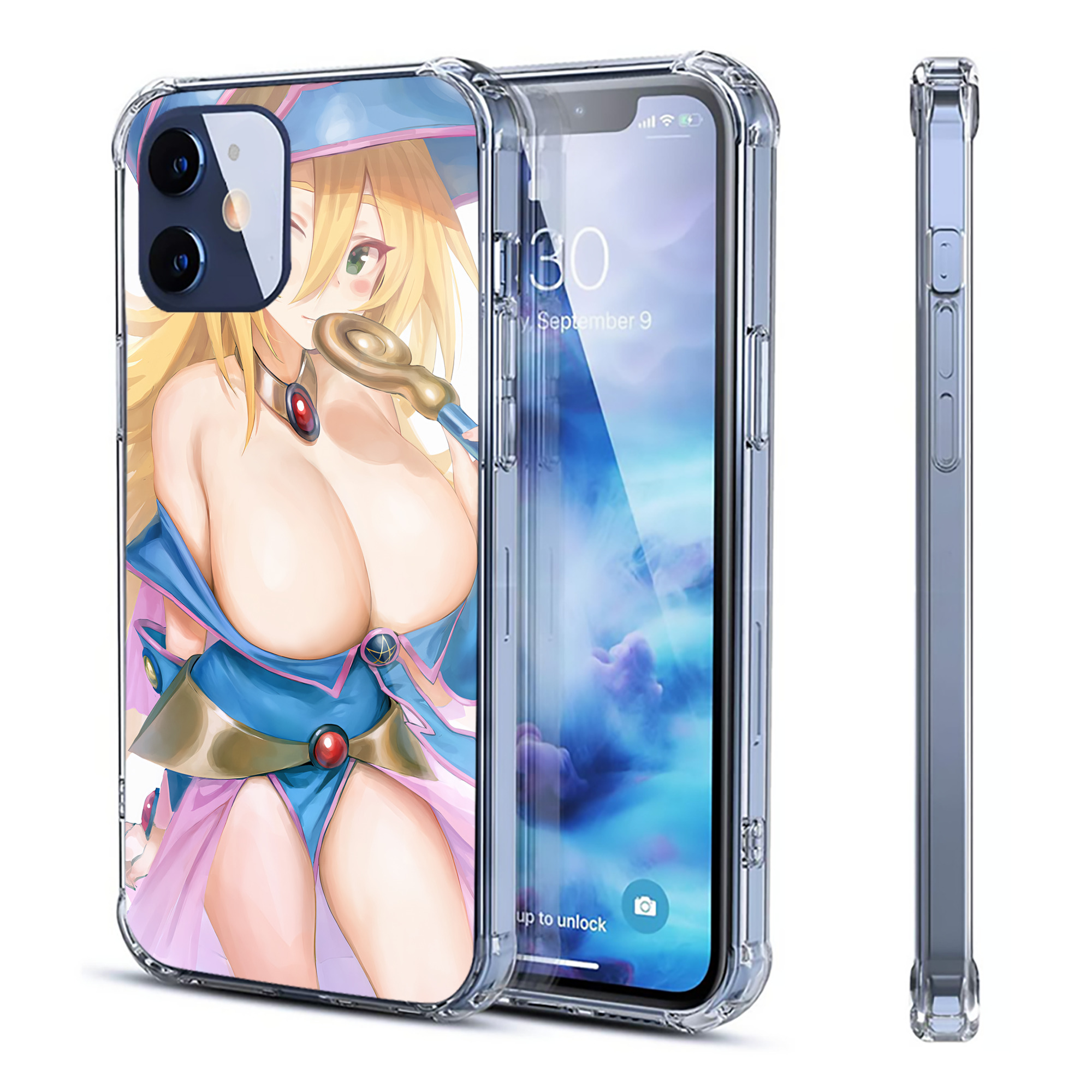 （画像用） 遊☆戯☆王 Yu-Gi-Oh! 【iPhone 12シリーズ対応】透明スマホケース（クリアソフトケース）